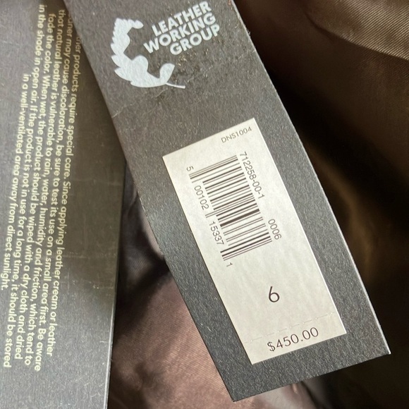 NWT Banana Republic Brown Leather Fringe Skirt - Picture 7 of 7